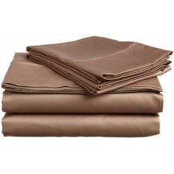 4 Piece Egyptian Cotton Sheet Set in Taupe