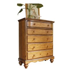 Hamptons 5 Drawer Chest in Natural