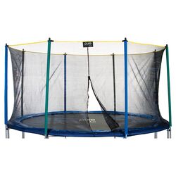 Enclosure for Trampoline in Blue & Green