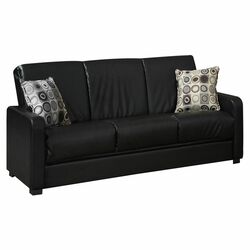 Tahoe Convertible Sleeper Sofa in Black