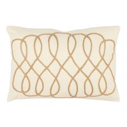 Gia Pillow in White & Wheat (Set of 2)
