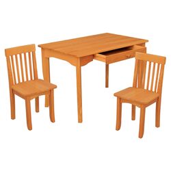 Avalon Kids 3 Piece Table & Chair Set in Honey