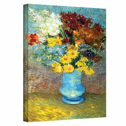 Vase with Red Poppies Canvas Wall Art by Van Gogh