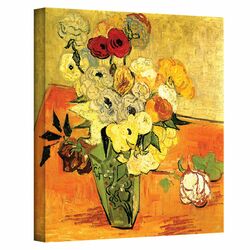 Japanese Vase Canvas Wall Art by Van Gogh