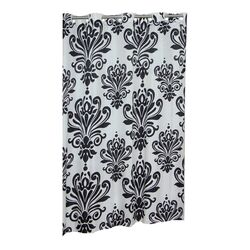 Beacon Hill Shower Curtain in Black & White