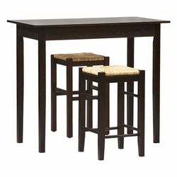 Tavern 3 Piece Counter Height Dining Set in Espresso