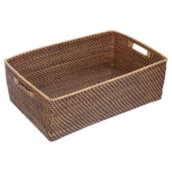 Lombok Weave Storage Basket in Light Brown