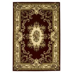 Corinthian Aubusson Red & Ivory Rug