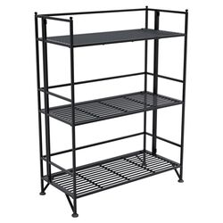 Storage Wide Folding Shelf in Black