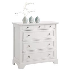 Naples 4 Drawer Chest in White