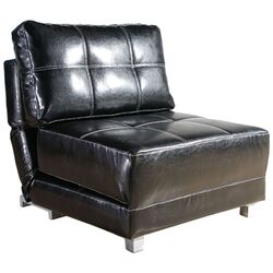 New York Sleeper Chair in Black
