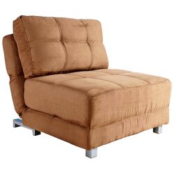 New York Convertible Sleeper Chair in Brown