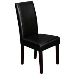 Villa Parsons Chair in Black (Set of 2)