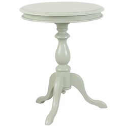 Gilda End Table in Antique Ivory