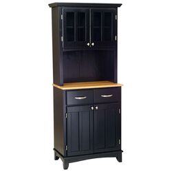 Small China Cabinet in Black
