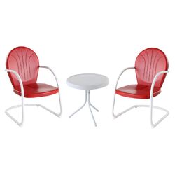 Griffith 3 Piece Seating Group in Red