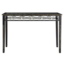 Lisa Console Table in Antique Black