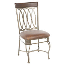 Montello Side Chair in Distressed Brown (Set of 2)