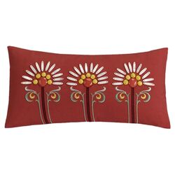 Jaipur Oblong Pillow in Red