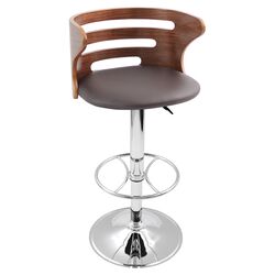 Cosi Adjustable Barstool in Brown