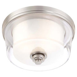 Decker Flush Mount in Nickel