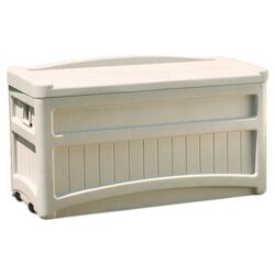 Deck Box with Seat in Beige