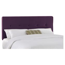 Achill Upholstered Headboard in Purple
