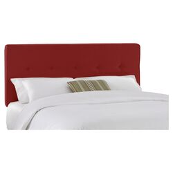 Tufted Headboard in Red