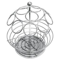 K-Cup Coffee Pod Carousel in Stainless Steel