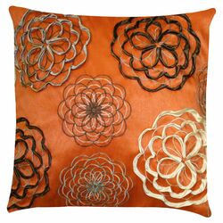 Cotton Pillow in Orange (Set of 2)