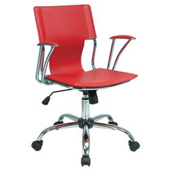 Monroe High Back Office Chair in Oxblood