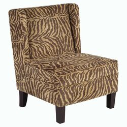 Safari Accent Chair in Brown