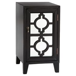 Urbana Mirrored Cabinet in Black