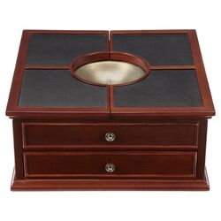 Baldasare Valet Box in Antique Cherry