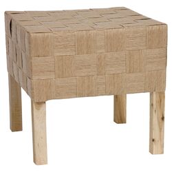 Price Woven Fiber Stool in Natural