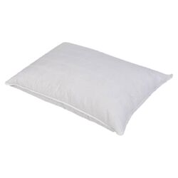 Down Feather Pillow in White
