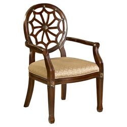 Spider Web Armchair in Mahogany