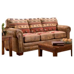 Sierra Lodge Sofa in Faded Brown