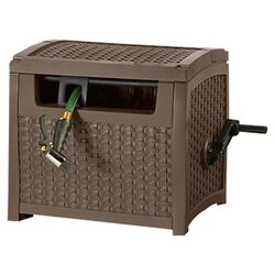 Hideaway Hose Reel in Brown