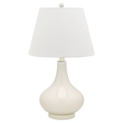 Amy Table Lamp in White (Set of 2)