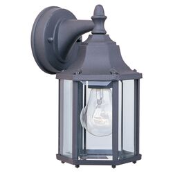 Danby 1 Light Wall Lantern in Brushed Stainless