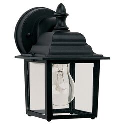 London Outdoor Wall Lantern in Black