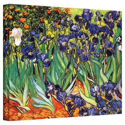 Irises in the Garden Canvas Wall Art by Van Gogh