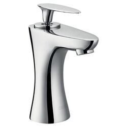 Single Hole Ava Bathroom Faucet with Single Handle in Chrome