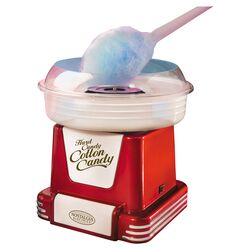 Hard and Sugar-Free Cotton Candy Maker in Red