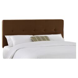 Tufted Headboard in Chocolate