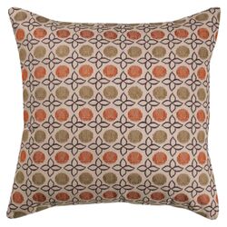 Cocobon Embroidered Pillow in Ginger