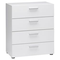 Austin 4 Drawer Chest in White