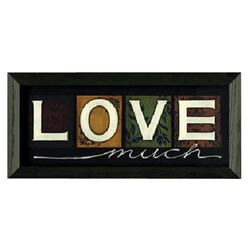 Love Much Framed Wall Art by Tonya Crawford