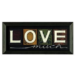 Tonya Crawford Love Much Framed Wall Art